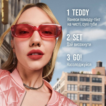 Стійка матова помада-тінт для губ Maybelline New York Super Stay Teddy Tint, №10, 5 мл фото 7