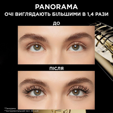 Туш для панорамного об'єму вій L’Oréal Paris Volume Million Lashes Panorama, чорна, 9.9 мл фото 7