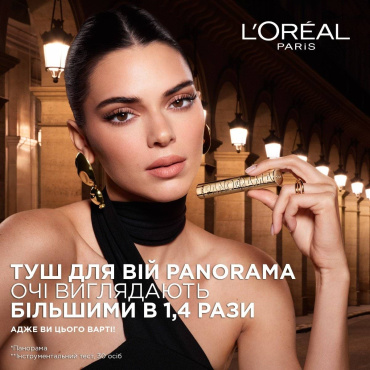 Туш для панорамного об'єму вій L’Oréal Paris Volume Million Lashes Panorama, чорна, 9.9 мл фото 3