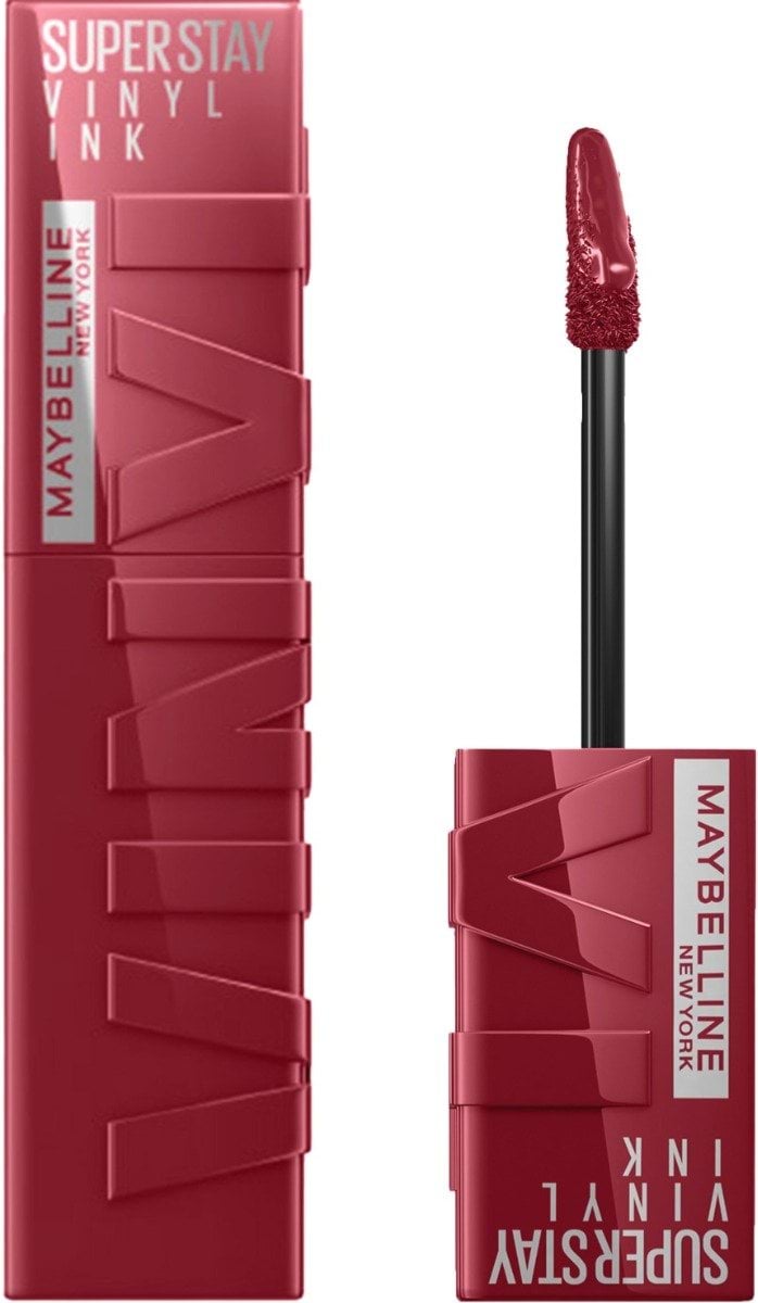 Стійка рідка помада для губ з глянцевим фінішем Maybelline New York SuperStay Vinyl Ink, 4,2 мл