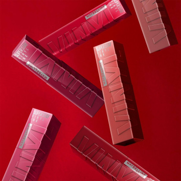 Стійка рідка помада для губ з глянцевим фінішем Maybelline New York SuperStay Vinyl Ink, 4,2 мл фото 9