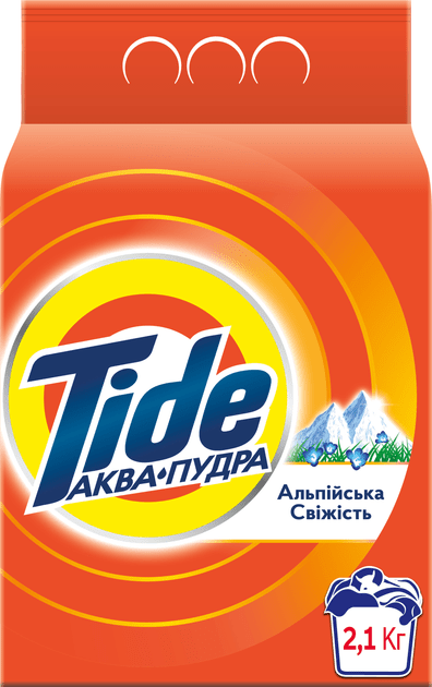Пральний порошок Tide Альпійська свіжість Аква-пудра автомат 2.1 кг
