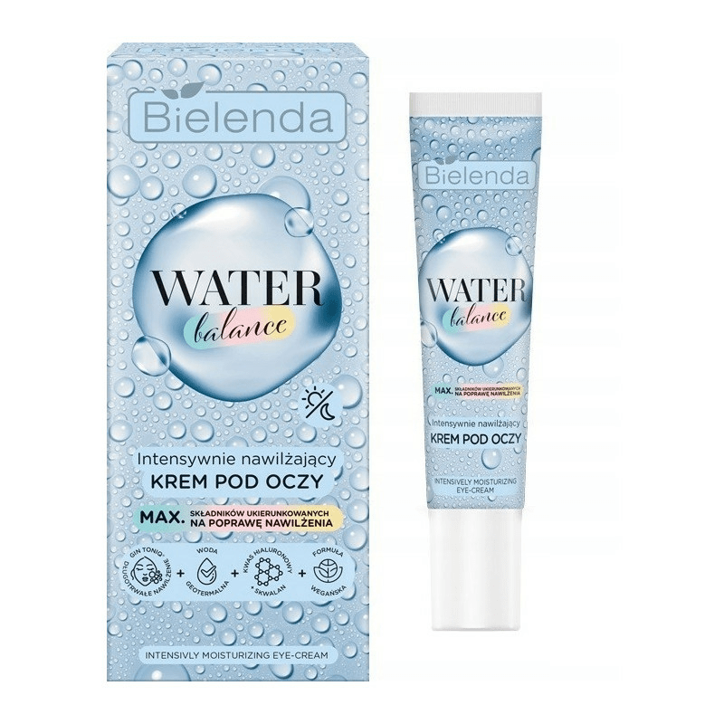 Крем для шкіри навколо очей інтенсивно зволожуючий Bielenda Water Balance, 15мл