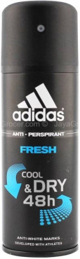 Adidas дез. спрей д/чол. Cool&Dry Fresh, 150мл