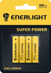 Батарейка ENERLIGHT Super Power AAA BLI 4