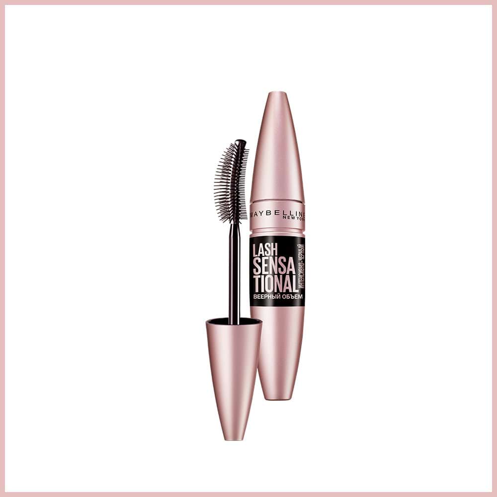Туш для вій Maybelline New York Lash Sensational Intense black відтінок чорнильні-чорний, 9,5 мл