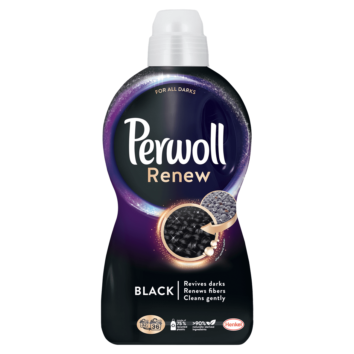 Рідкий засіб для прання Perwoll Renew Black для темних та чорних речей 1980 мл