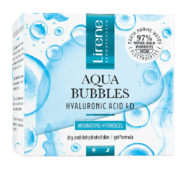 Гидро-гель Lirene для лица влаживающий Aqua Bubbles, 50мл