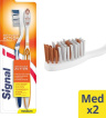 Набір зубних щіток Signal Anti-Plaque Toothbrush середньої жорсткості, 2 шт фото 2