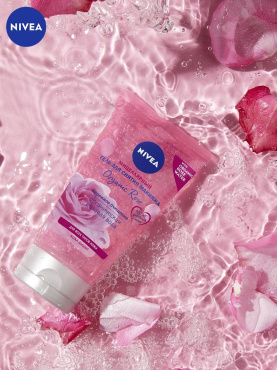 Мицеллярный гель Nivea 150 мл MAKE UP EXPERT + розовая вода для снятия макияжа с водой для лица и губ фото 2