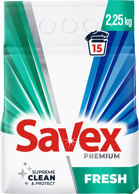 Пральний порошок Savex Premium Fresh 2.25 кг