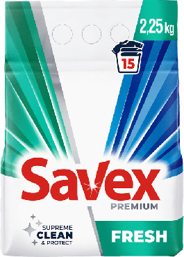 Пральний порошок Savex Premium Fresh 2.25 кг