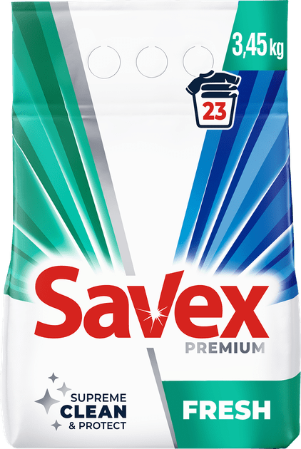 Пральний порошок Savex Premium Fresh 3.45 кг