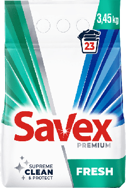 Пральний порошок Savex Premium Fresh 3.45 кг