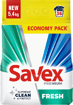 Пральний порошок Savex Premium Fresh 5.4 кг