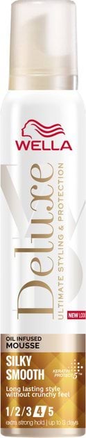 Мусс для волос WELLA DELUXE Шелковая гладкость 200 мл