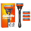 Станок для бритья мужской (Бритва) Gillette Fusion5 c 4 сменными картриджами.