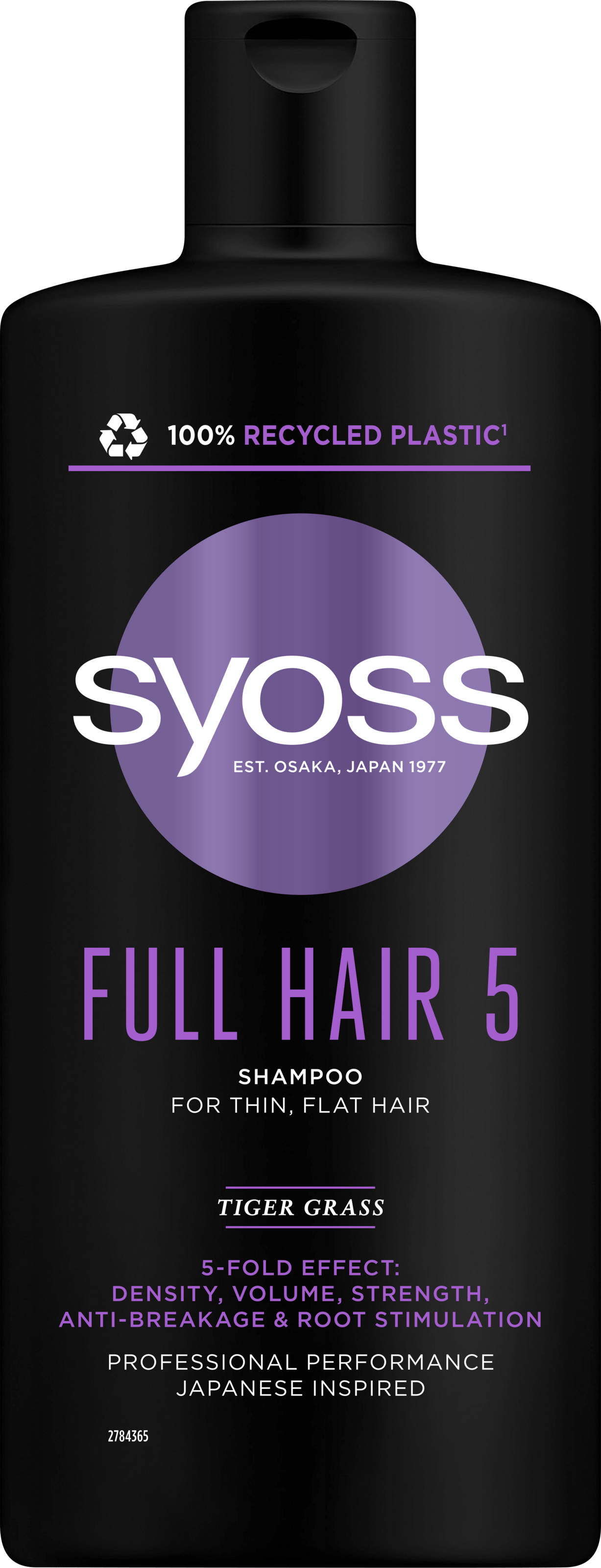 Шампунь Syoss Full hair 5 з Тигровою Травою для тонкого волосся без об'єму 440 мл
