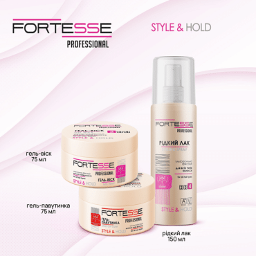 Гель-паутинка Fortesse Professional Style & Hold для сильной фиксации 75 мл фото 4