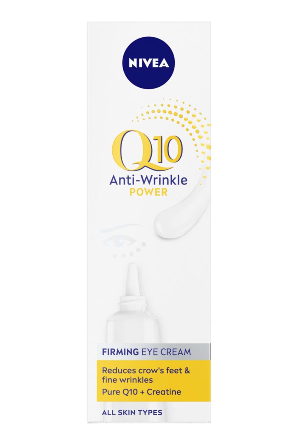 Крем проти зморщок для шкіри навколо очей NIVEA Q10 POWER, 15 мл