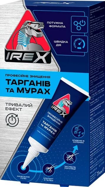 Гель від тарганів iRex у тюбику 75 мл