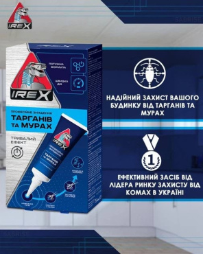 Гель от тараканов iRex в тюбике 75 мл фото 2