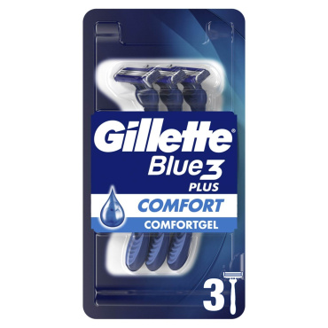 Одноразові станки для гоління (Бритви) чоловічі Gillette Blue3 Comfort, 3 шт