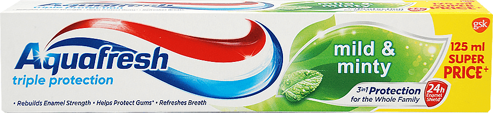 Зубная паста Aquafresh Нежно-мятная 125 мл