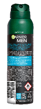 Аерозоль Дезодорант-Антиперспірант GARNIER Mineral Ефект Чистоти для чоловіків, 150 мл фото 1