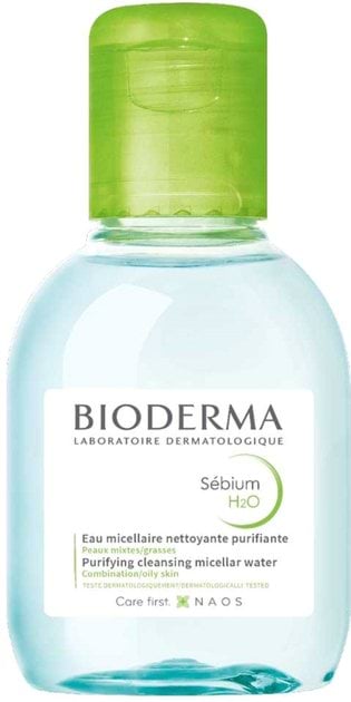 Лосьйон-тонік для обличчя Bioderma міцелярний для проблемної шкіри обличчя H2O Sebium, 100мл