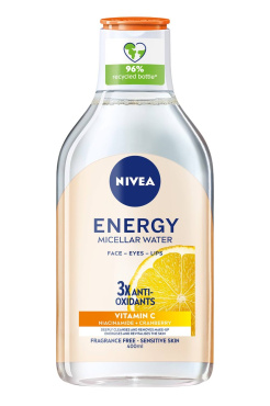 Міцелярна вода NIVEA Energy (Енергія) з антиоксидантами 400 мл