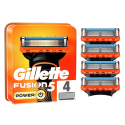 Сменные картриджи для бритья (лезвия) мужские Gillette Fusion5 Power 4 шт