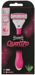 Wilkinson Quattro For Woman станок +1 картридж, 5 лезвий