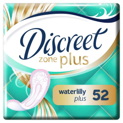 Прокладки ежедневные Discreet Deo Water Lily Plus, 52 шт