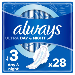 Гигиенические прокладки Always Ultra Day&Night (Размер 3) 28 шт