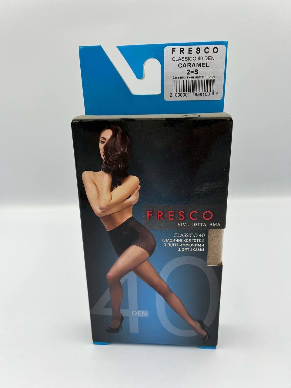 FRESCO колготи жіночі класичні з шортиками Classico 40den caramel 4, mini