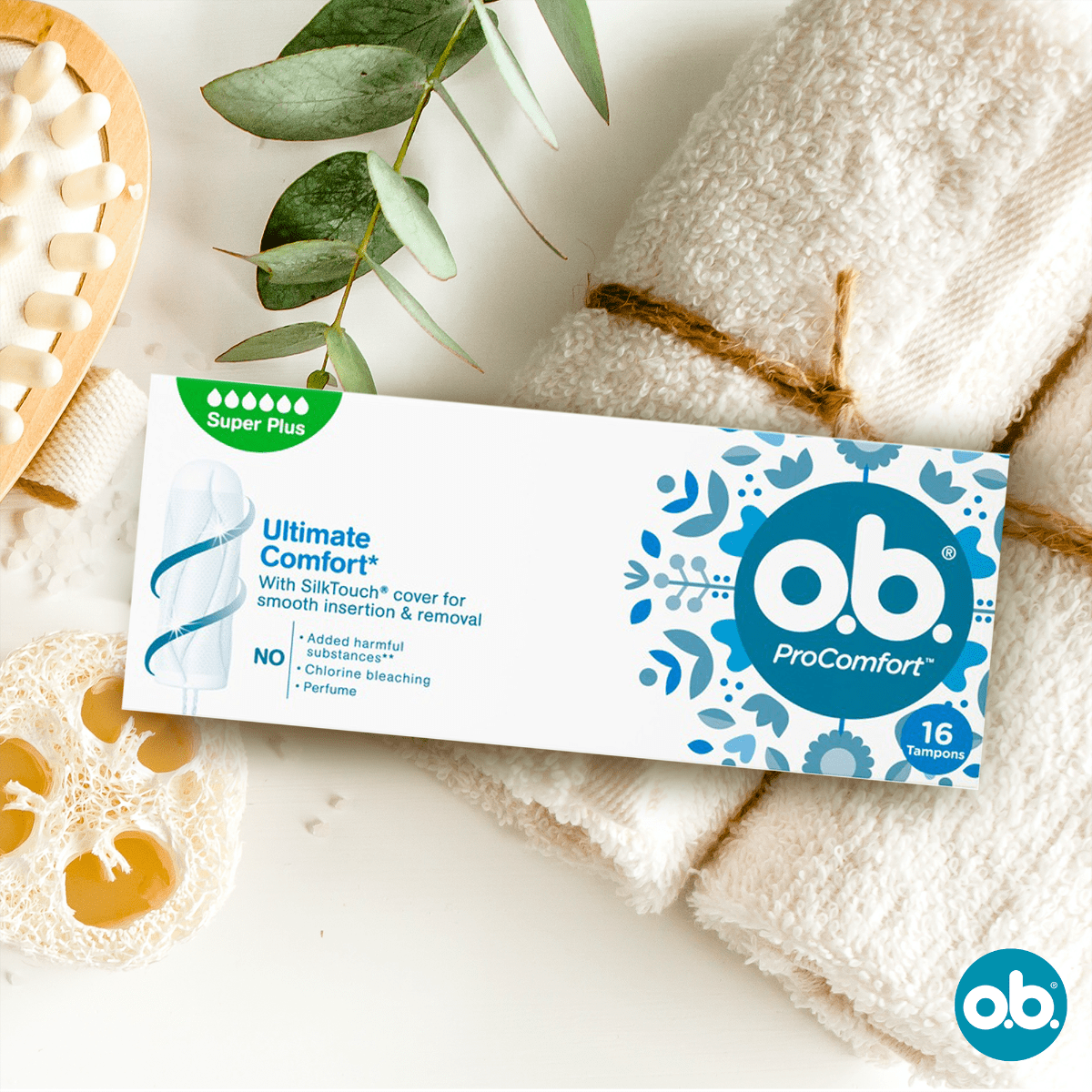 Жіночі гігієнічні тампони o.b.® ProComfort Super Plus 16 шт