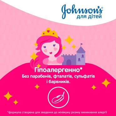 Шампунь для волос детский JOHNSON’S®  Блестящие локоны 500 мл фото 6