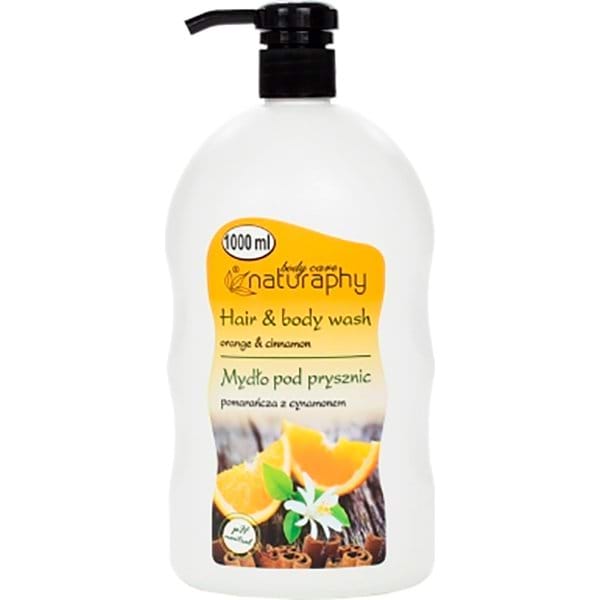 Гель для душа Naturaphy Апельсин и корица, 1000 мл