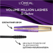 Туш для елегантного об'єму та розділення вій L’Oréal Paris Volume Million Lashes So Couture, екстра чорна, 9.5 мл фото 2