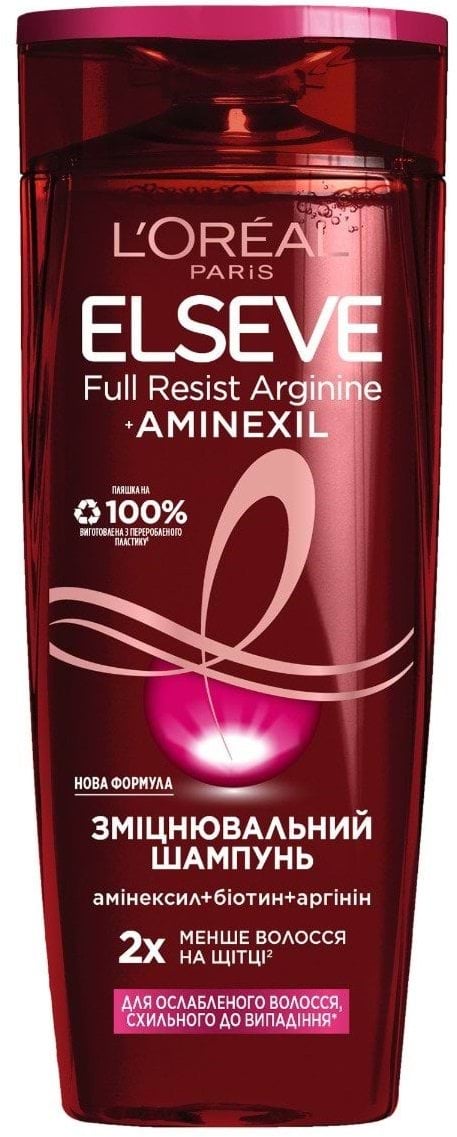 Шампунь L'Oréal Paris Elseve Full Resist Arginine для ослабленого волосся, схильного до випадіння волосся 250 мл
