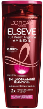 Шампунь L'Oréal Paris Elseve Full Resist Arginine для ослабленого волосся, схильного до випадіння, 250 мл фото 2