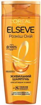 Шампунь L'Oréal Paris Elseve Роскошь 6 Масел для волос, требующий питания, 250 мл