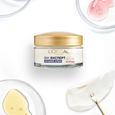 Антивіковий крем для обличчя L'Oréal Paris Skin Експерт 45+ нічний 50 мл фото 2