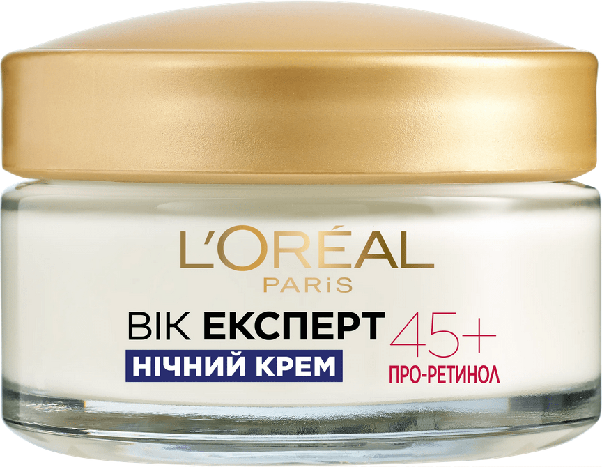 Антивіковий крем для обличчя L'Oréal Paris Skin Експерт 45+ нічний 50 мл