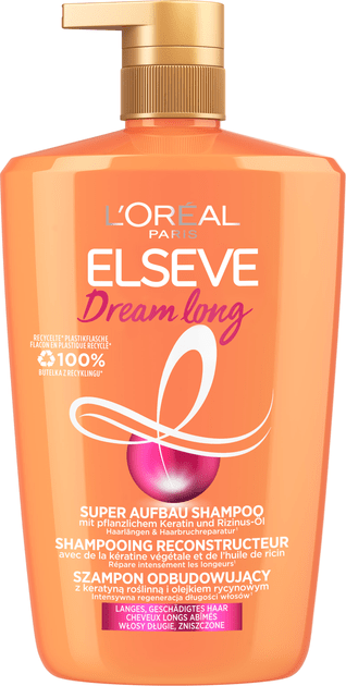 Шампунь L'Oréal Paris Elseve Dream long для довгого, пошкодженого волосся 1 л