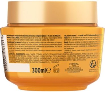 Маска для волосся L’Oréal Paris Elseve Розкіш 6 Масел для волосся, що потребують живлення 300 мл фото 1