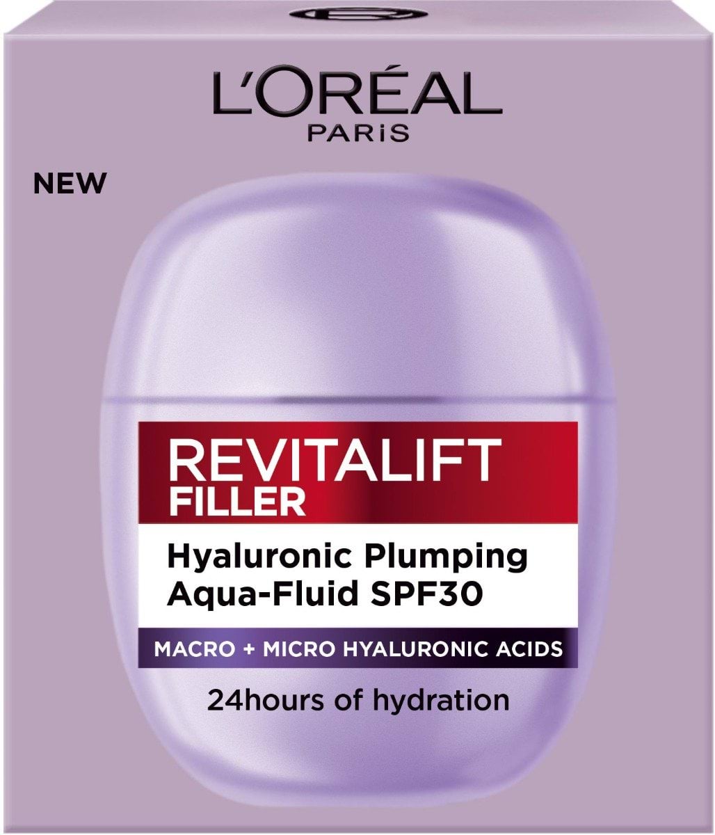 Аква-флюїд для обличчя L'Oreal Paris Revitalift Hyaluron Aqua-Fluid SPF 30 зволожуючий 40 мл