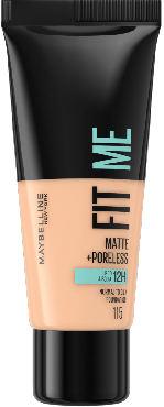 Тональний крем для обличчя з матовим фінішем Maybelline New York Fit Me, 30 мл