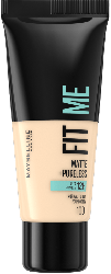 Тональный крем для лица с матовым финишем Maybelline New York Fit Me, 30 мл